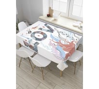 Прямоугольная скатерть JoyArty Любовь природы из сатена tc_8625_120x145