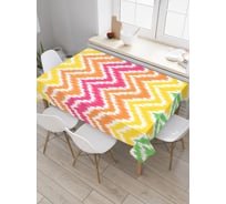 Прямоугольная скатерть JoyArty Океан зигзагов из сатена tc_4320_120x145