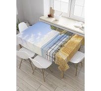 Прямоугольная скатерть JoyArty Обзорная терраса из сатена tc_34871_120x145