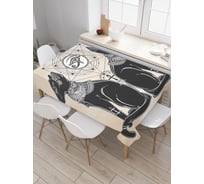 Прямоугольная скатерть JoyArty Кошки императора из сатена tc_19358_120x145