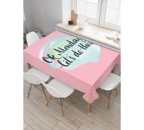 Прямоугольная скатерть JoyArty Ок, понедельник из сатена tc_378478_120x145