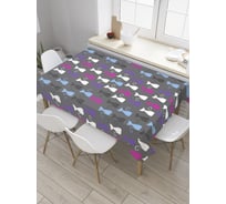Прямоугольная скатерть JoyArty Кошачий зов из сатена tc_8884_120x145