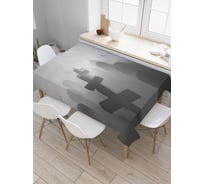 Прямоугольная скатерть JoyArty Ночное кладбище из сатена tc_22096_120x145