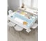 Прямоугольная скатерть JoyArty Поздравление от сов из сатена tc_35014_120x145 1