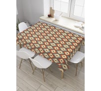 Прямоугольная скатерть JoyArty Око ромба из сатена tc_28706_120x145