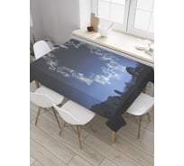 Прямоугольная скатерть JoyArty Ночная астрология из сатена tc_33743_120x145