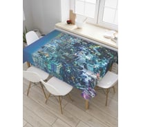 Прямоугольная скатерть JoyArty Парижские ночи из сатена tc_8311_120x145