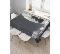 Прямоугольная скатерть JoyArty Огромная луна из сатена tc_38839_120x145