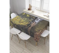Прямоугольная скатерть JoyArty Осеннее величие из сатена tc_32964_120x145