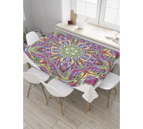 Прямоугольная скатерть JoyArty Мандала индуизма из сатена tc_32811_120x145