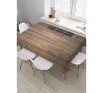 Прямоугольная скатерть JoyArty Окошко в замке из сатена tc_9482_120x145