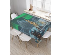 Прямоугольная скатерть JoyArty Любители сияния из сатена tc_29282_120x145