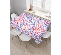 Прямоугольная скатерть JoyArty Лепесточная мозаика из сатена tc_23294_120x145