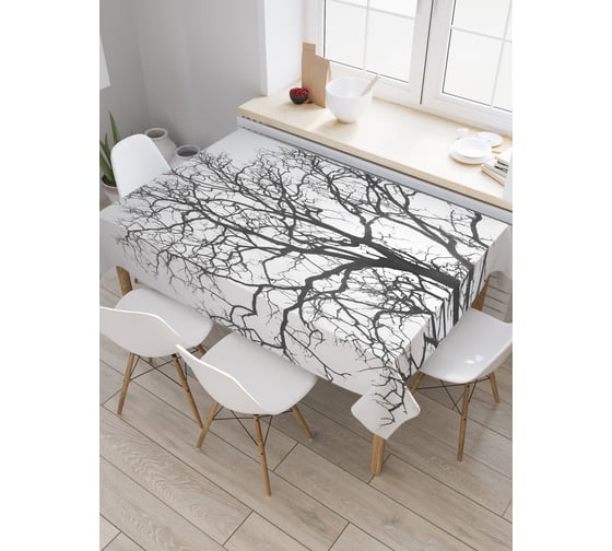 Прямоугольная скатерть JoyArty Лесная печаль из сатена tc_20660_120x145