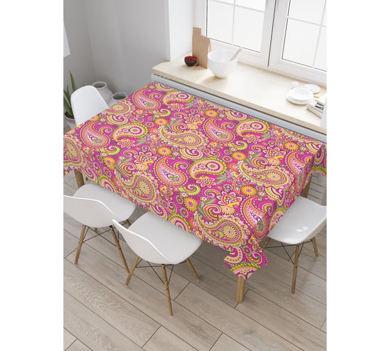 Прямоугольная скатерть JoyArty Космические лепестки из сатена tc_21956_120x145 1