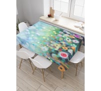 Прямоугольная скатерть JoyArty Одуванчиковый снег из сатена tc_21134_120x145