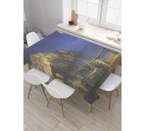 Прямоугольная скатерть JoyArty Одинокий фонарь у моря из сатена tc_9271_120x145