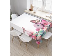 Прямоугольная скатерть JoyArty Пить нектар из сатена tc_2637_120x145