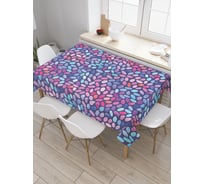 Прямоугольная скатерть JoyArty Листовидный витраж из сатена tc_30463_120x145