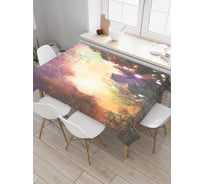 Прямоугольная скатерть JoyArty Магические места из сатена tc_23092_120x145