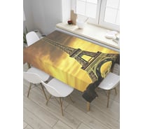 Прямоугольная скатерть JoyArty Парижские закаты из сатена tc_8698_120x145