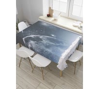 Прямоугольная скатерть JoyArty Луна на горизонте из сатена tc_32860_120x145