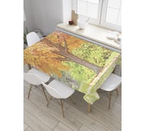 Прямоугольная скатерть JoyArty Осенний клен из сатена tc_28572_120x145