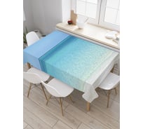 Прямоугольная скатерть JoyArty Океанские узоры из сатена tc_13970_120x145