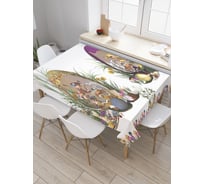 Прямоугольная скатерть JoyArty Маленькие волшебницы из сатена tc_2493_120x145