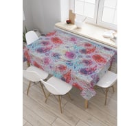 Прямоугольная скатерть JoyArty Лепестки мозаики из сатена tc_26294_120x145