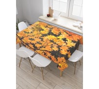 Прямоугольная скатерть JoyArty Кленовые ветви из сатена tc_37671_120x145