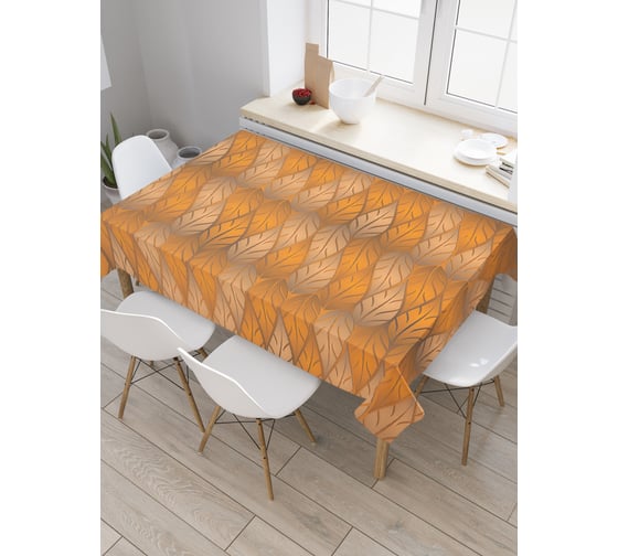 Прямоугольная скатерть JoyArty Металлическое сплетение из сатена tc_38257_120x145 1