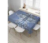 Прямоугольная скатерть JoyArty Ослепительный город из сатена tc_8678_120x145