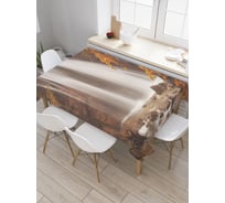 Прямоугольная скатерть JoyArty Красивый водопад из сатена tc_21825_120x145