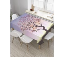 Прямоугольная скатерть JoyArty Одинокое осеннее дерево из сатена tc_27842_120x145