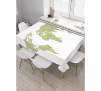Прямоугольная скатерть JoyArty Орнаментальная карта из сатена tc_28829_120x145