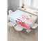 Прямоугольная скатерть JoyArty Плавающие цветы из сатена tc_2602_120x145 1