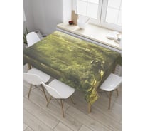 Прямоугольная скатерть JoyArty Место для отдыха из сатена tc_31421_120x145