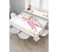 Прямоугольная скатерть JoyArty Красавица в платье из сатена tc_21027_120x145