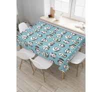 Прямоугольная скатерть JoyArty Панды из сатена tc_52553_120x145