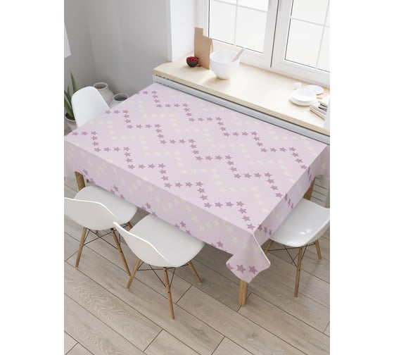 Прямоугольная скатерть JoyArty Космические зигзаги из сатена tc_23327_120x145 1