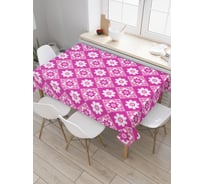 Прямоугольная скатерть JoyArty Плиточная романтика из сатена tc_29681_120x145