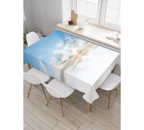Прямоугольная скатерть JoyArty Облачная мечта из сатена tc_16567_120x145