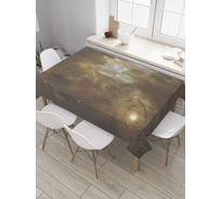 Прямоугольная скатерть JoyArty Космические тайны из сатена tc_35293_120x145