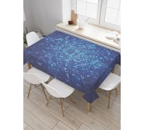 Прямоугольная скатерть JoyArty Ночные звезды из сатена tc_30830_120x145