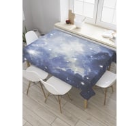 Прямоугольная скатерть JoyArty Космические вспышки из сатена tc_35273_120x145