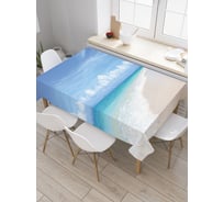 Прямоугольная скатерть JoyArty Круговой берег из сатена tc_13985_120x145
