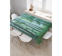 Прямоугольная скатерть JoyArty Лесное сокровище из сатена tc_22017_120x145