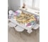 Прямоугольная скатерть JoyArty Кот с перьями из сатена tc_30289_120x145 1