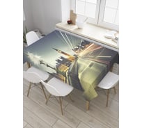 Прямоугольная скатерть JoyArty Лондонский час из сатена tc_8951_120x145